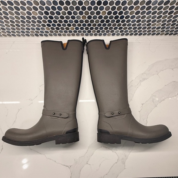 Rag and Bone Tall Moto Rain Boots - Picture 2 of 7